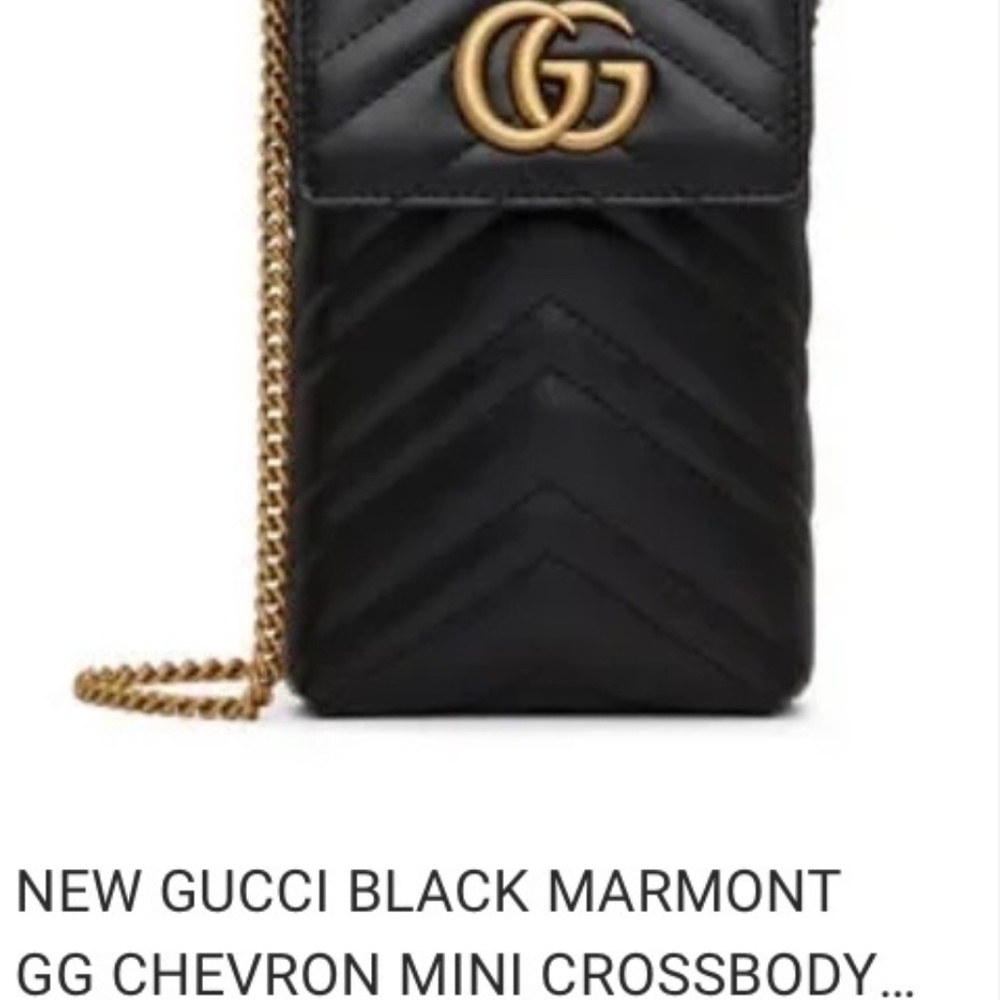 LSTD PRIVATELY ELSEWHERE MAY SELL SOON $1390 GUCCI Calfskin Marmont Crossbody - Picture 12 of 12
